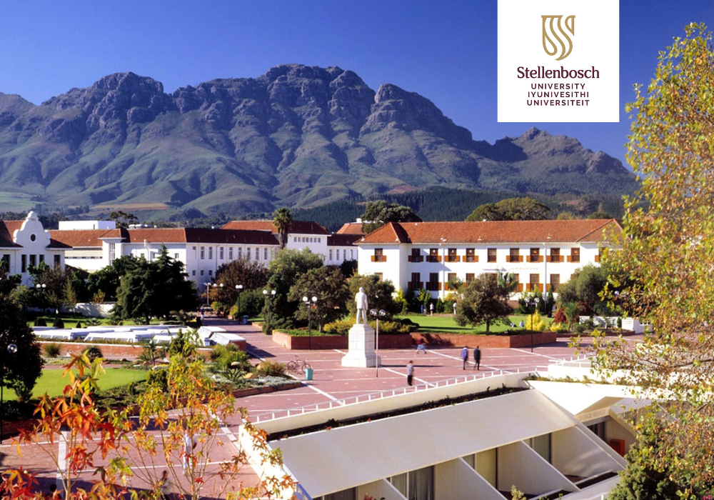 Stellenbosch University Campuys with SU Logo Stellenbosch University Campuys with SU Logo